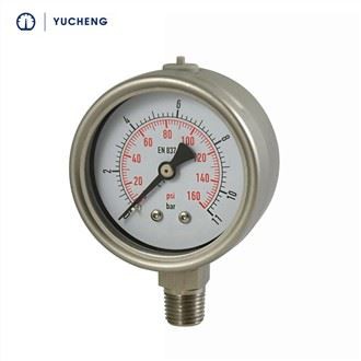 EN837-1 4 Inch Size Pressure Gauge